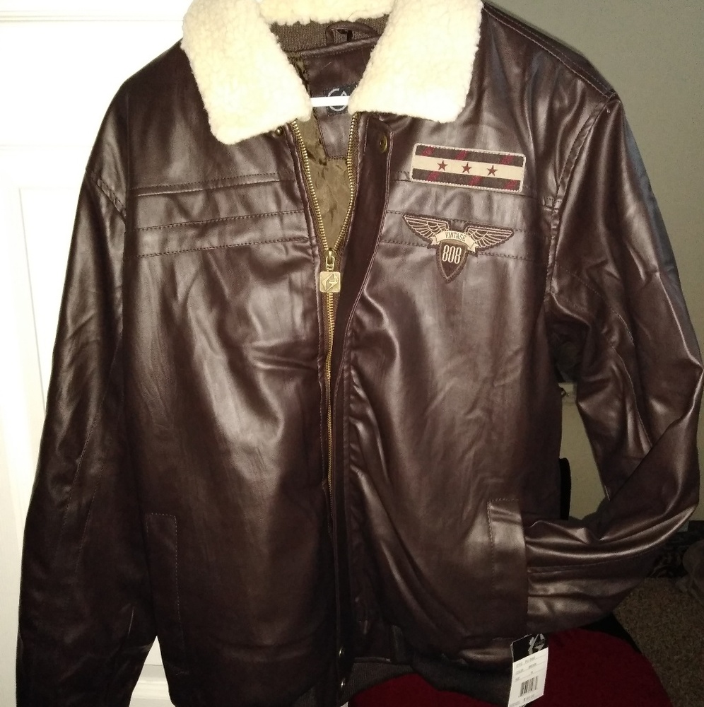 Vintage cockpit leather jacket G-net